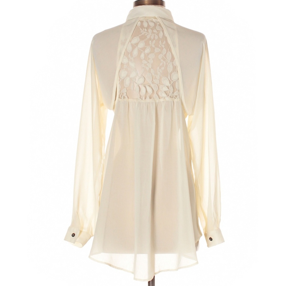 Patterson Blouse High-Low Lace Back XS - Picture 3 of 5